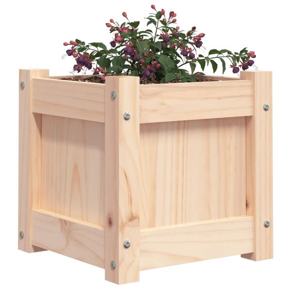 vidaXL Garden Planter 31x31x31 cm Solid Wood Pine