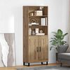 vidaXL Highboard Artisan Oak 69.5 x 34 x 180 cm Engineered Wood
