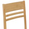 vidaXL Dining Chairs 2 pcs Natural 43 x 54 x 89 cm Solid Rubber Wood
