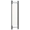 vidaXL 3-Panel Room Divider White 120x180 cm