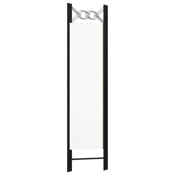 vidaXL 3-Panel Room Divider White 120x180 cm