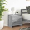 vidaXL Bedside Cabinet Grey Sonoma 45x34x44.5 cm Engineered Wood