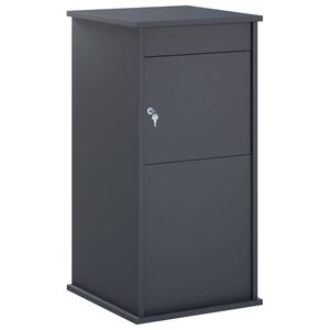 vidaXL Mailbox Anthracite 50 x 52 x 100 cm Steel