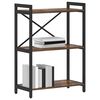 vidaXL Bookshelf Smoked Oak 60 x 30 x 85 cm Engineered Wood