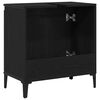 vidaXL Bathroom Sink Cabinet Black Oak 58 x 33 x 60 cm Engineered Wood