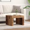 vidaXL Coffee Table Old Wood 50 x 50 x 35 cm Engineered Wood