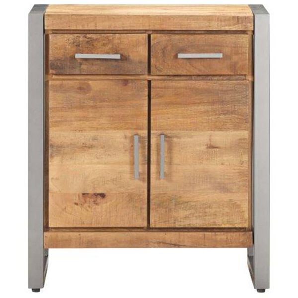 vidaXL Sideboard 60x35x72 cm Rough Mango Wood