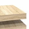 vidaXL Coffee Table 360-Degree Rotatable Sonoma Oak 90x90x34.5 cm