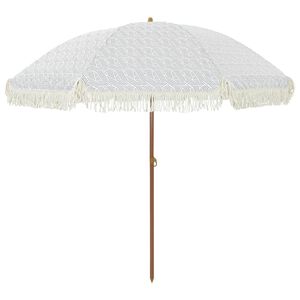 vidaXL Beach Parasol 205 x 205 x 210 cm Polyester and Steel Round