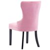 vidaXL Dining Chairs 2 pcs Pink Velvet