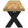 vidaXL Dining Bench NOAIN X-Shaped Legs 180x40x45 cm Solid Wood Pine