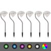 vidaXL Solar LED Garden Lights 6 pcs 9x7.8x29.5 cm