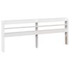 vidaXL Bed Frame without Mattress White 200x200 cm Solid Wood Pine