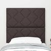 vidaXL Headboard with Headboard Dark Brown 80 cm Faux Leather