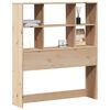 vidaXL Headboard with Storage 90 cm Solid Wood Pine