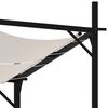 vidaXL Gazebo with Retractable Roof 600x300x233 cm Cream