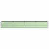 vidaXL Planter Green 320 x 80 x 45 cm Steel