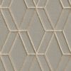 DUTCH WALLCOVERINGS Wallpaper Hexagonal Grey