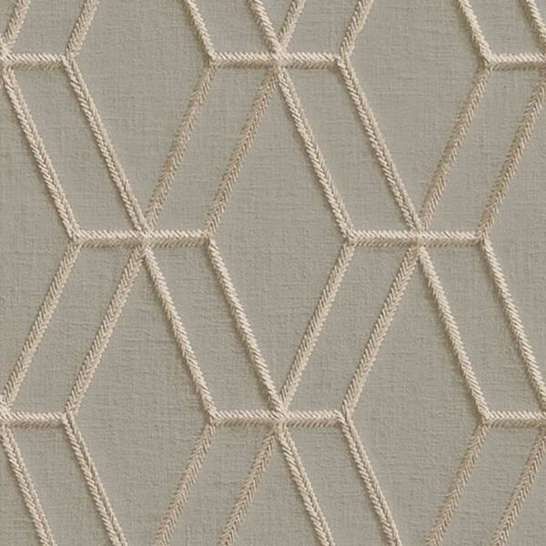 DUTCH WALLCOVERINGS Wallpaper Hexagonal Grey