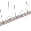 vidaXL 4-row Stainless Steel Bird & Pigeon Spikes Set of 20 10 m