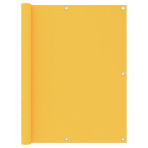 vidaXL Balcony Screen Yellow 120x400 cm Oxford Fabric