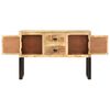 vidaXL Sideboard 110x30x74 cm Rough Mango Wood