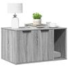 vidaXL Cat Litter Box Enclosure Grey Sonoma 80x50x45 cm Engineered Wood