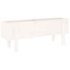 vidaXL Garden Raised Bed White 101x30x38 cm Solid Wood Pine