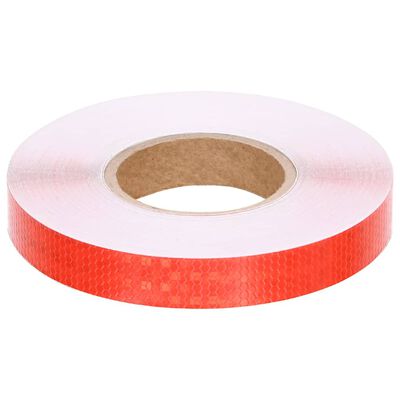 vidaXL Reflective Tape Red 2.5 cmx50 m PVC