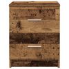 vidaXL Bedside Cabinets 2 pcs with 2 Drawers Old Wood 40x36x50 cm