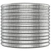 vidaXL Garden Raised Bed Powder-coated Steel 512x80x68 cm Silver