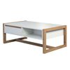 Trendteam Coffee Table Dakota White and Artisan Oak