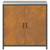 vidaXL Kitchen Storage with Shelf Rusty 90 x 50 x 92 cm Steel