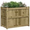 vidaXL Garden Planter 90x50x70 cm Impregnated Wood Pine