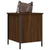 vidaXL Storage Bench Brown Oak 40x42.5x50 cm Engineered Wood