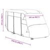 vidaXL Motorhome Covers Grey 610x235x275 cm Non-woven Fabric