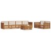 vidaXL Outdoor Sofa Set 7 pcs Natural Solid Acacia Wood