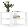 vidaXL Coffee Table White 58x58x40 cm Engineered Wood