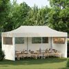 vidaXL Cream Foldable Pop-up Party Tent 3 x 6 m