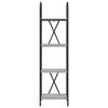 vidaXL Bookshelf Grey Sonoma 40 x 30 x 146 cm Engineered wood