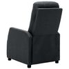vidaXL Massage Chair Dark Grey Fabric