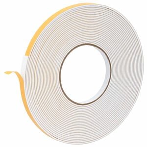 vidaXL Self-adhesive Foam Tape 10 pcs White 10mm x 10m CR Foam