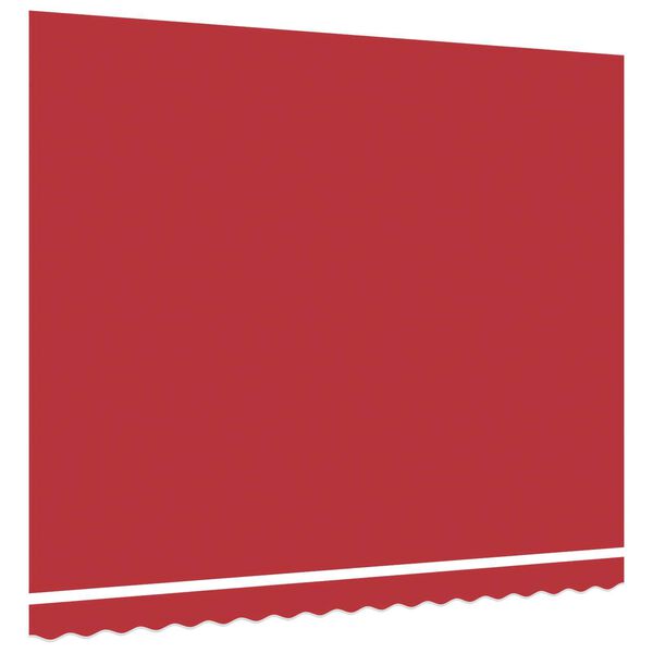 vidaXL Awning Replacement Fabric Red 400 x 350 cm Canvas