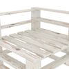 vidaXL 5 Piece Garden Pallets Lounge Set Wood White