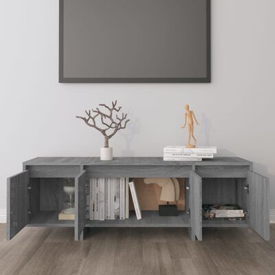 vidaXL TV Cabinet Grey Sonoma 120x30x40.5 cm Engineered Wood