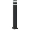 vidaXL Outdoor Floor Lamp Black 80 cm Aluminium