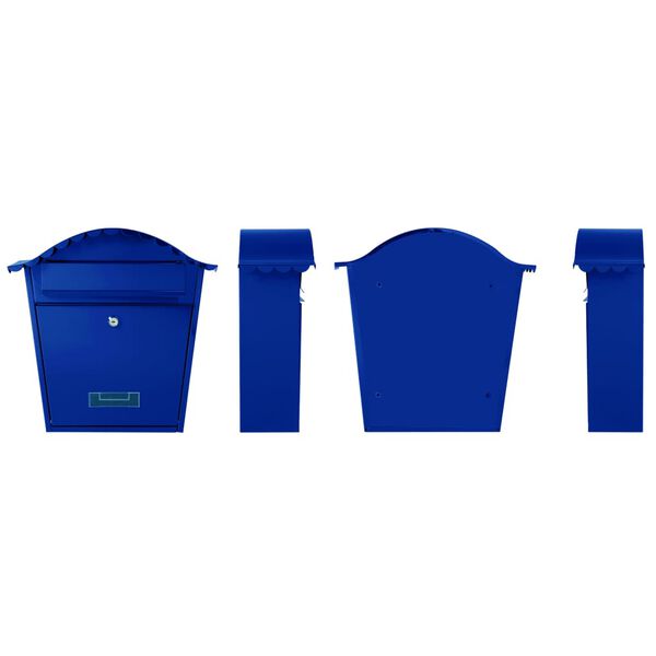 Perel Mailbox Paris Blue