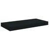 vidaXL Floating Wall Shelves 2 pcs Black 50x23x3.8 cm MDF