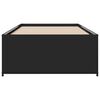 vidaXL Bed Frame without Mattress Black 75x190 cm Small Single