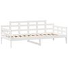 vidaXL Daybed with Drawers without Mattress White 90x200 cm Solid Wood
